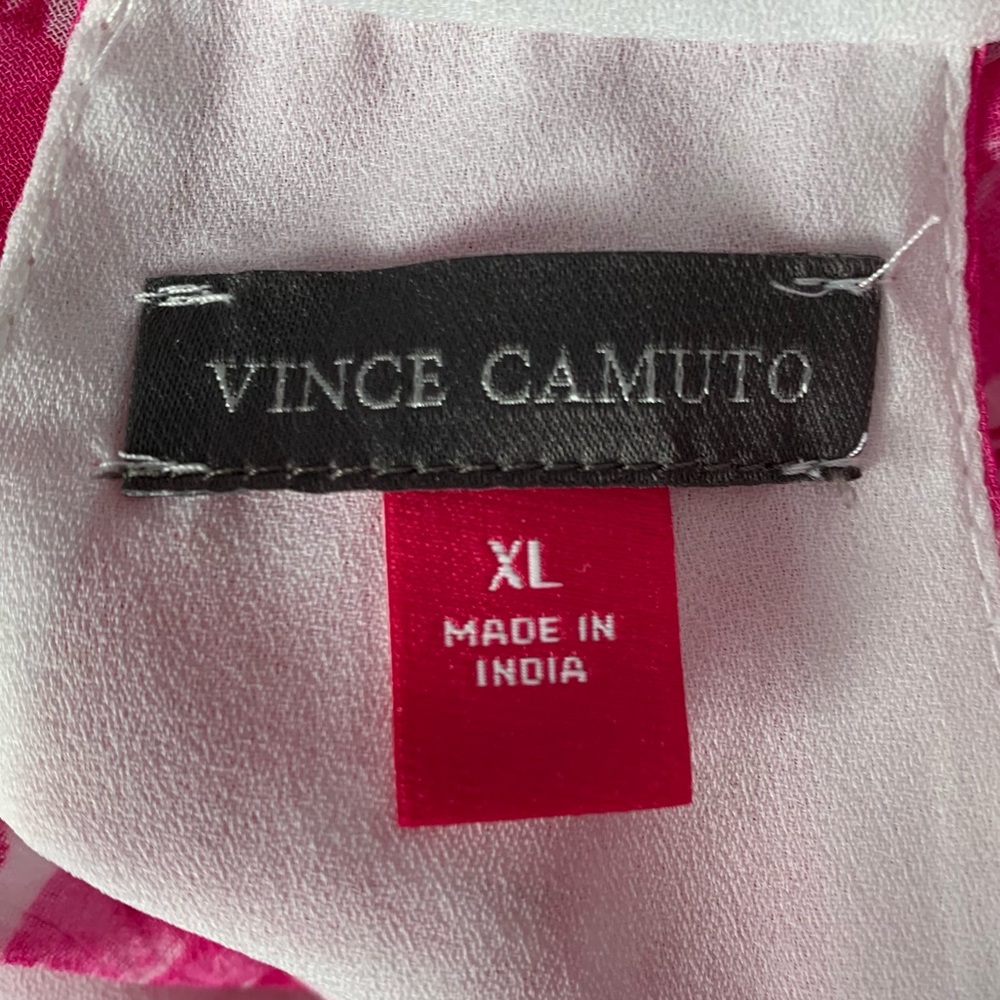 Vince Camuto Pink Floral Print Sleeveless Halter Maxi Dress - Picture 3 of 5